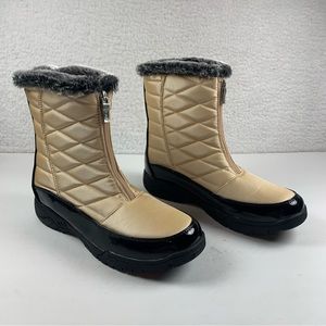 Sporto® Esther‎ Waterproof Bootie - Champagne 771296 Womens Size 10 7451